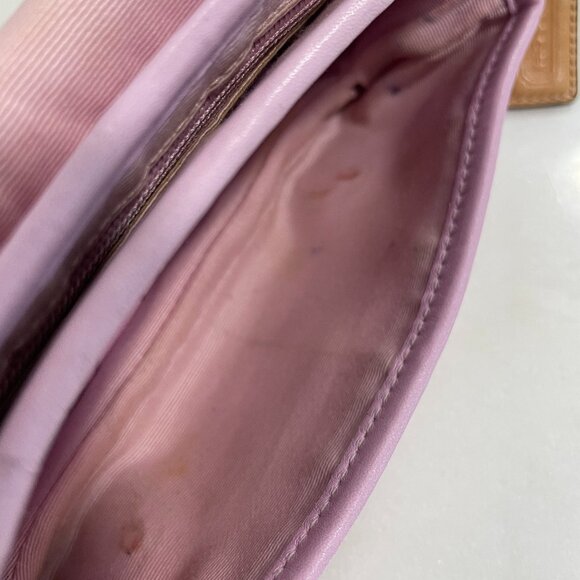 Vintage Y2K pink Coach Signature Mini Field Bag/Cross Body 6844 with Dust Bag - Picture 13 of 15